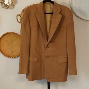 Lord's Tailor Colombo Long Sleeve Cashmere Coat Brown Mens Size 42R?‎